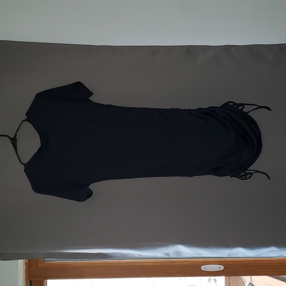 Navy Blue side tie dress